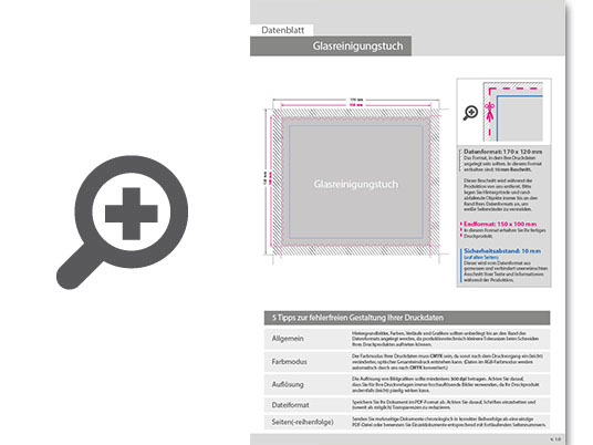 Product Bild brillenputztuch_klein_(15_x_10_cm)__einseitig_bedruckt_in_brillanter_fotoqualit__t