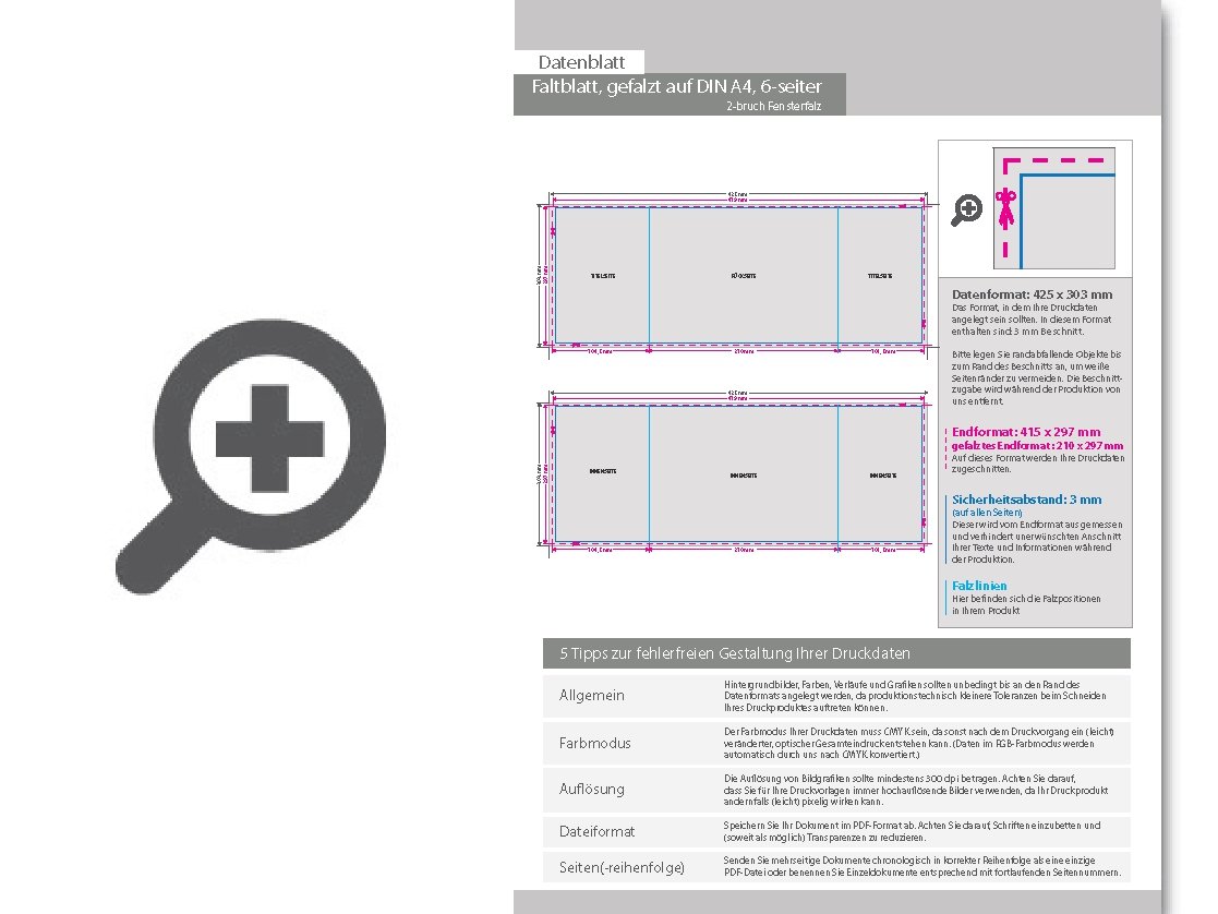 Product Bild faltblatt__gefalzt_auf_din_a4__vertikaler_2-bruch_fensterfalz__6-seitig