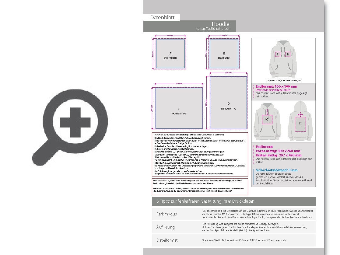 Product Bild hoodie_herren__basic_-_mit_einer_druckposition
