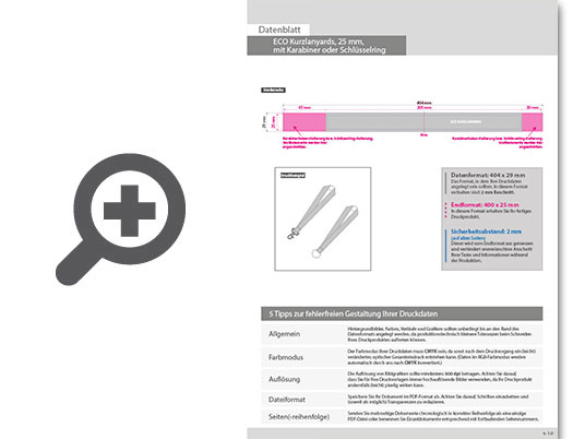 Product Bild kurze_schl__sselanh__nger_aus_recyclingmaterial__25_mm_schl__sselbandbreite__4_0-farbig_einseitig_bedruckt